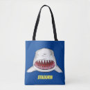 Search for attack bags Great white shark