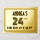 Search for 24th birthday invitations Elegant