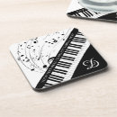 Search for music coasters Piano keys