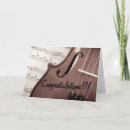 Search for music congratulations cards Violin