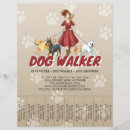 Search for walking flyers Pet sitting business