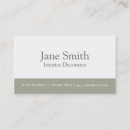 Search for interior decorating business cards Elegant