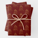 Search for burgundy and gold wrapping paper Christmas tree