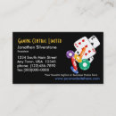 Search for game business cards Las vegas