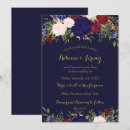 Search for marsala and navy wedding invitations Floral