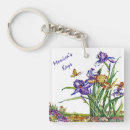 Search for iris square key rings Floral