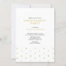 Search for luxury engagement party invitations Gold
