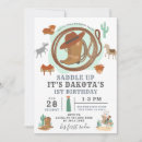 Search for cactus 1st birthday invitations Western