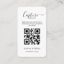 Search for sign wedding enclosure cards Scanning qr code