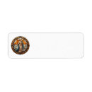 Search for stained glass return address labels Angel