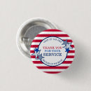 Search for thank you for your service badges Red white and blue