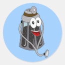 Search for doctors stethoscope stickers Funny