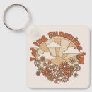 Search for flowers peace sign key rings Groovy