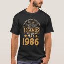 Search for may birthday tshirts Legends