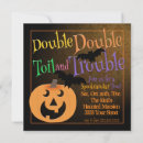 Search for double trouble invitations Toil and trouble