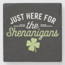 Search for st patricks day coasters Shenanigans