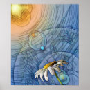 Search for daisy flower pattern posters Blue
