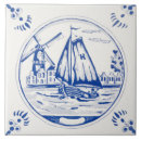 Search for dutch windmill tiles Vintage