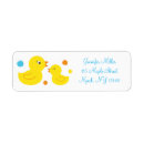 Search for baby duck return address labels Boy baby shower