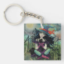 Search for black witch key rings Wicca