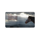 Search for veterinary return address labels Horses
