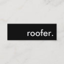 Search for roofer business cards Construction