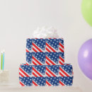 Search for stars and stripes wrapping paper Vintage