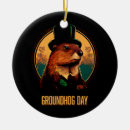 Search for groundhog christmas tree decorations February