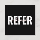 Search for nail referral cards Black and white