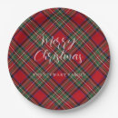 Search for plaid christmas plates Tartan