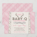 Search for rustic couples baby shower invitations Pink
