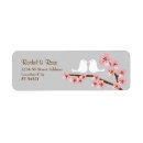 Search for cherry blossom return address labels weddings Asian