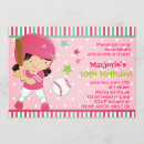 Search for girls softball invitations Girly