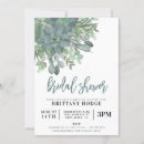 Search for succulent bridal shower invitations Greenery