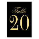 Search for elegant birthday party table cards Black