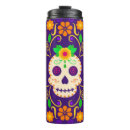 Search for sugar skull travel mugs Día de los muertos