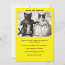 Search for cat wedding invitations Funny