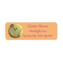Search for baby chick return address labels Yellow