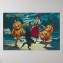 Search for vintage halloween cat posters Jack o lantern