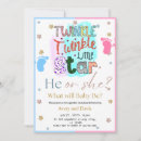 Search for twinkle twinkle little star gender reveal invitations How we wonder