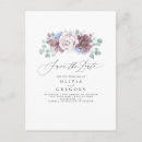 Search for purple hydrangea save the dates Elegant