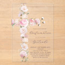 Search for pink confirmation invitations Watercolor