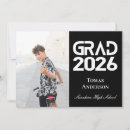 Search for senior party invitations Black and white