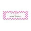 Search for chevron return address labels Pink