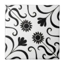 Search for black and white damask tiles Elegant