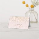 Search for gold confetti place cards Chic