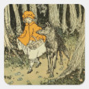 Search for red wolf stickers Fairy tale