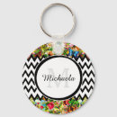Search for vintage floral key rings Modern