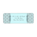 Search for silver blue return address labels Teal