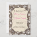 Search for snowflake baby girl shower invitations Baby its cold outside